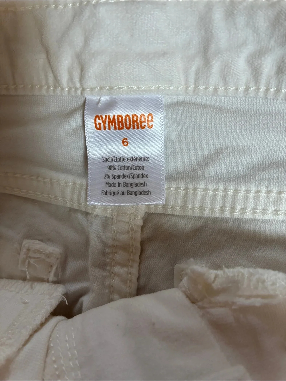 Isaac Mizrahi top Gymboree  Cream thin wale Corduroy Bootcut Jeans